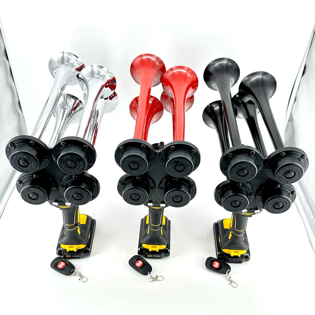 DeWalt Impact Drill Train Air Horn 20v + Remote Control: BossHorn USA