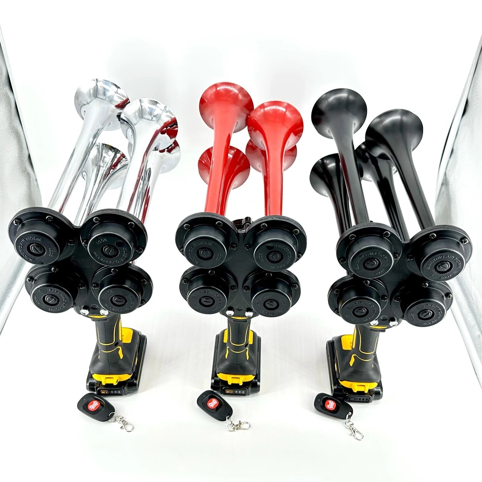 DeWalt Impact Drill Train Air Horn 20v + Remote Control: BossHorn USA