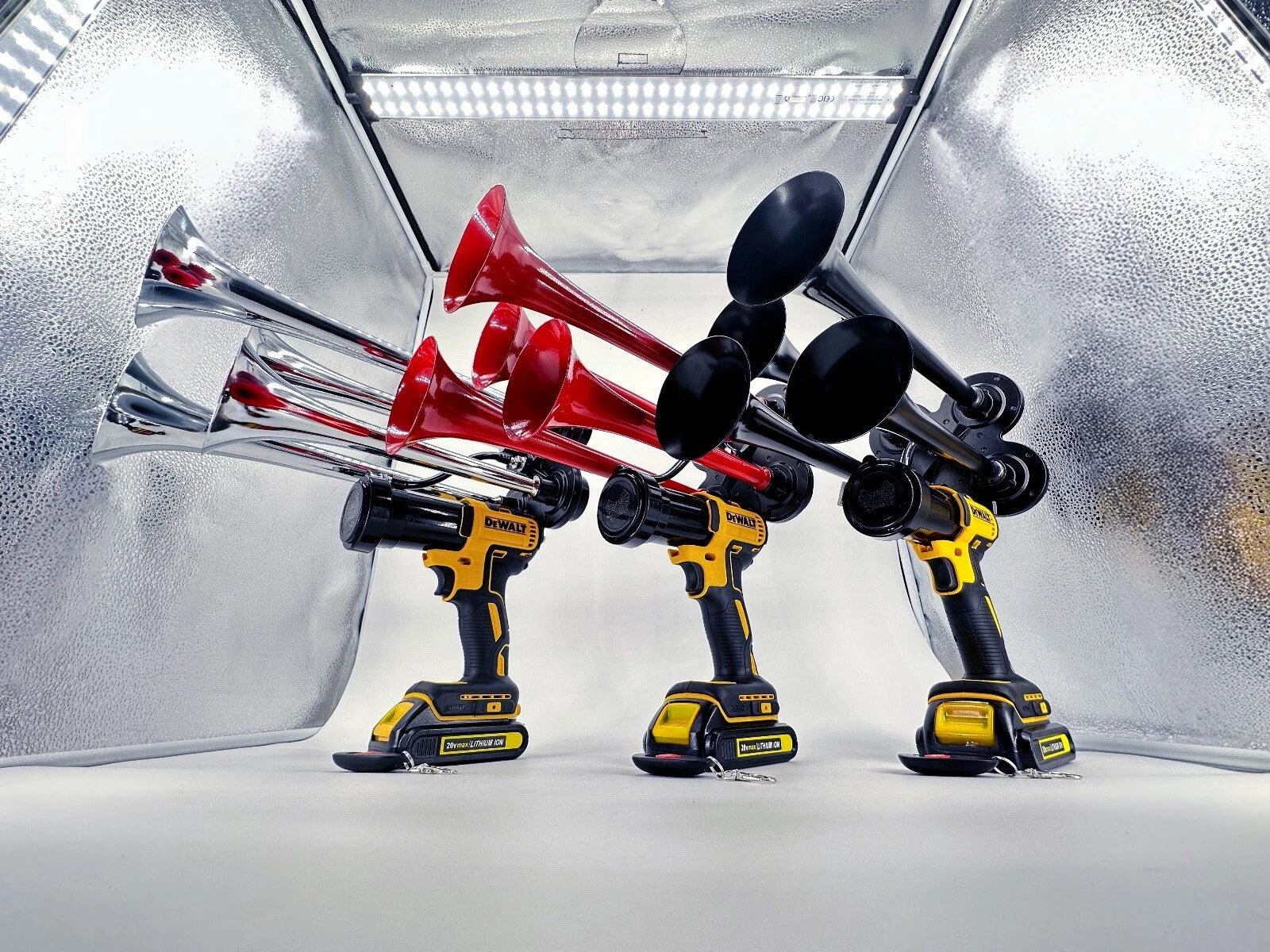 DeWalt Impact Drill Train Air Horn 20v + Remote Control: BossHorn USA